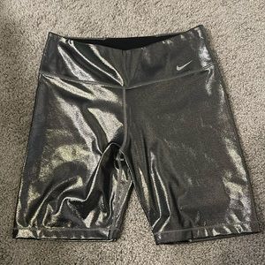 Nike Metallic Biker shorts